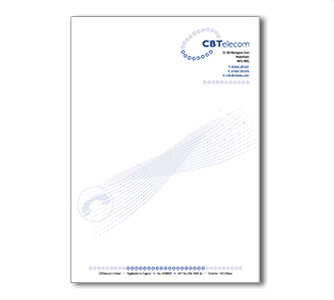 CBTelecom stationery